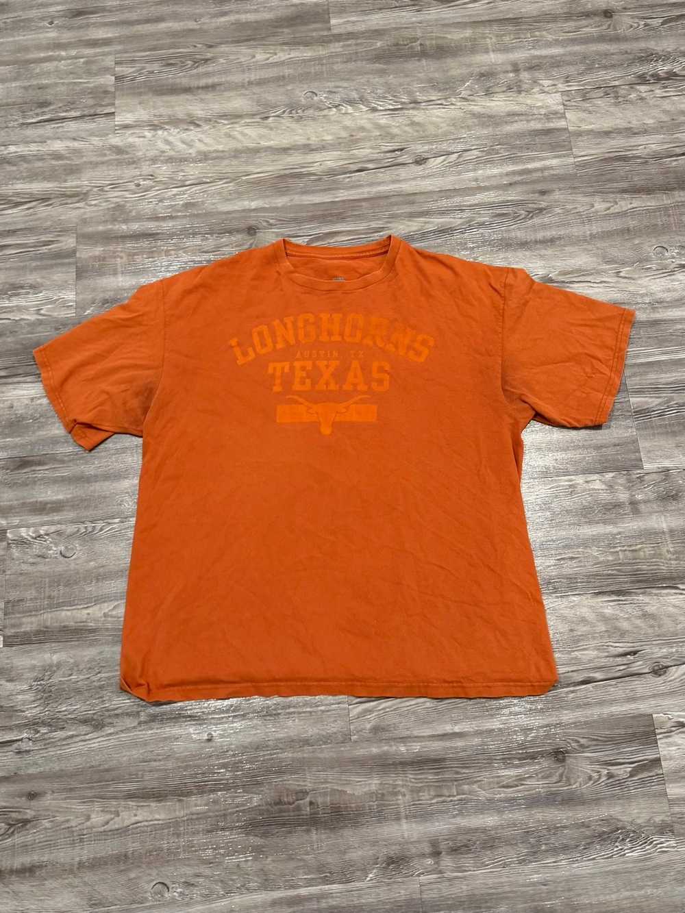 Texas Longhorns Double Orange Graphic Shirt Men’s size 2XL
